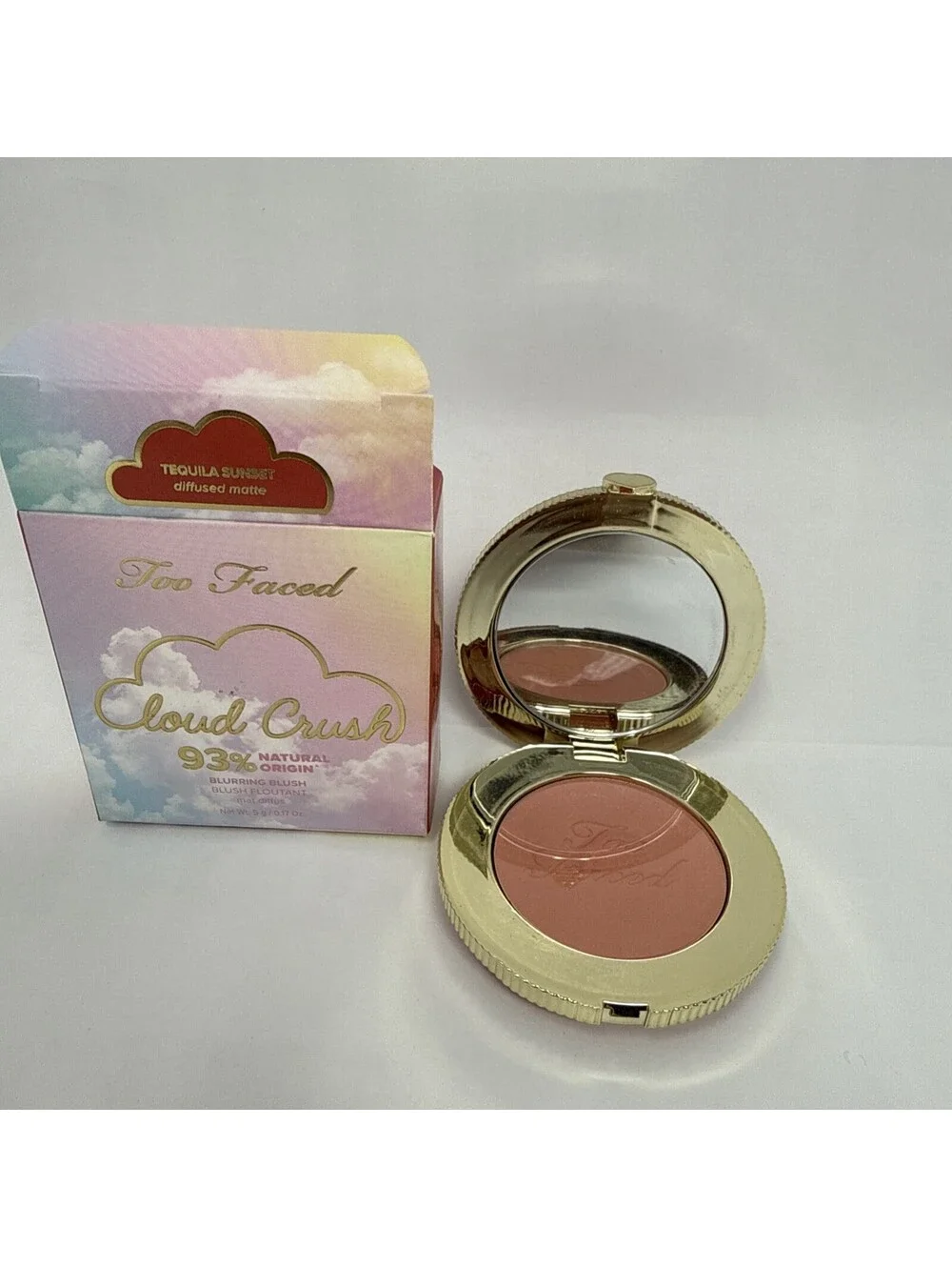 Two Faced Tequila Sunset Blurring Blush Powder Natural Cheek Makeup NEW CJ1